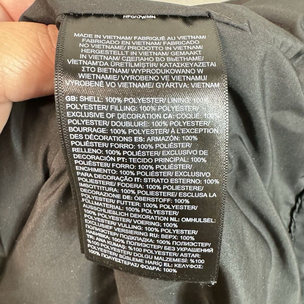 Women’s The North Face Grayish Black Puffer Jacket - Picture 7 of 9